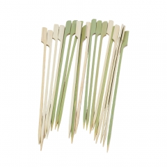  Flat Bamboo Skewers Square Round Bamboo Skewers