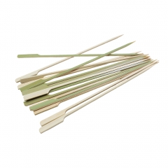  Flat Bamboo Skewers Square Round Bamboo Skewers