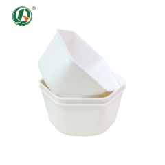 2-12 oz Bagasse Ice Cream Bowl Irregular Ice Cream Cup Supply