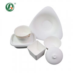 2-12 oz Bagasse Ice Cream Bowl Irregular Ice Cream Cup Supply