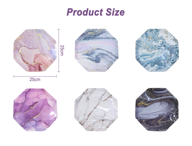 Octagonal Paper Plate