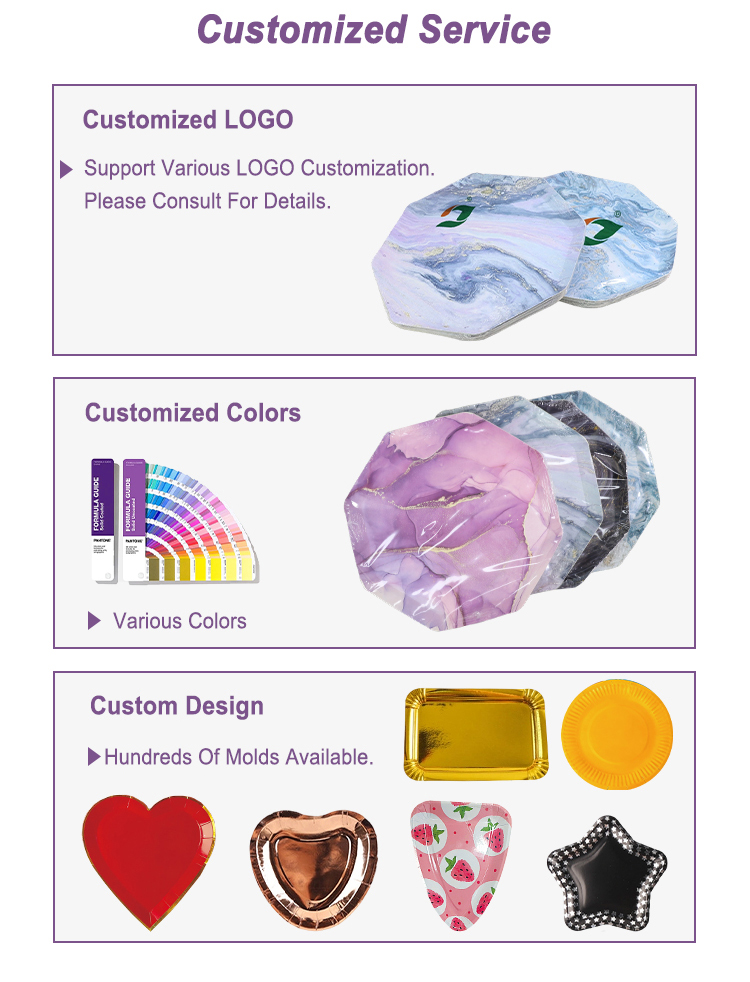 Custom Octagonal Paper Plate