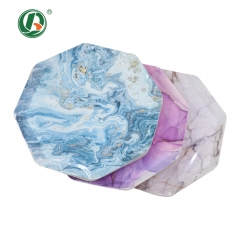 Compostable Octagonal Shap Disposable Paper Plates for Cake Party 