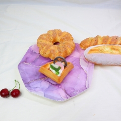 10 inch Paper Plates Heavy Duty Octagonal Disposable Plates