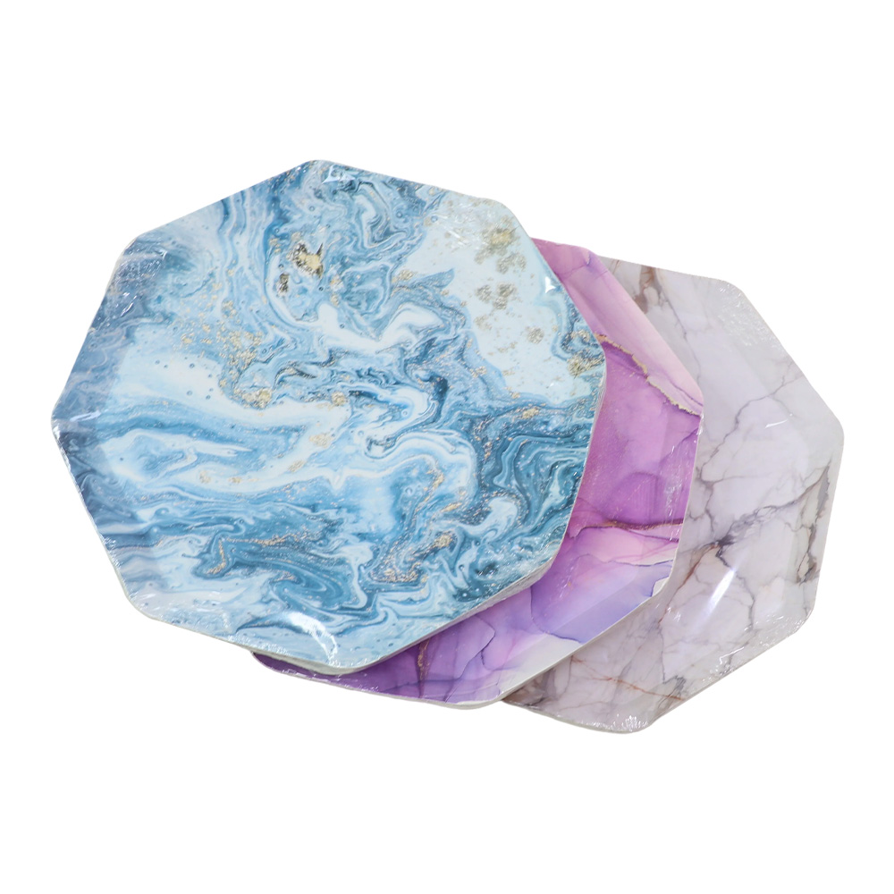 Octagonal Paper Plate 10 Inch 25cm 