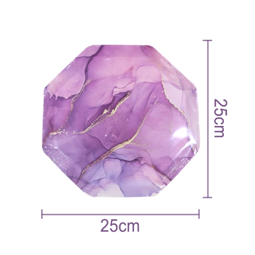 10 inch Paper Plates Heavy Duty Octagonal Disposable Plates