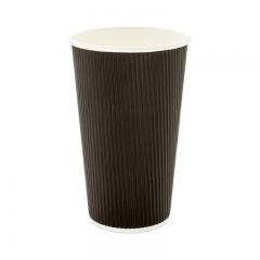 Disposable PLA Coated Kraft Paper Cup with Lids