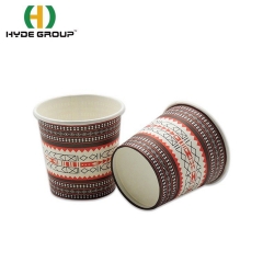 12 oz PLA Coating Cusotm Disposable Single Wall Paper Cups in Bulk