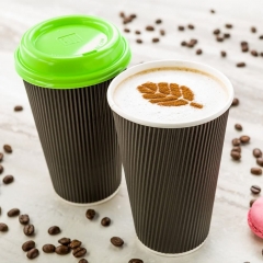 8 oz Paper Cups PLA Coating Biodegradable Paper Cups