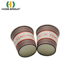12 oz PLA Coating Cusotm Disposable Single Wall Paper Cups in Bulk