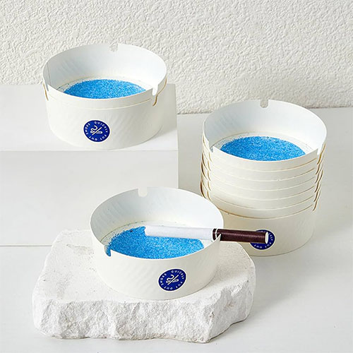 Custom printed disposable paper ashtrays