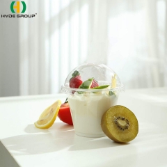 Compostable PLA Coffee Cup Smoothie Cup with Straw