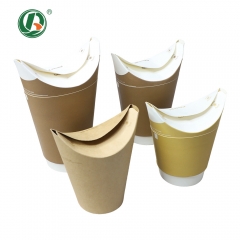 Printed 6oz 8oz 10oz 12oz Butterfly Cup 3 Layer Paper Cup