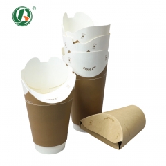 Printed 6oz 8oz 10oz 12oz Butterfly Cup 3 Layer Paper Cup