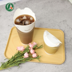 Disposable Butterfly Closure Paper Cups for Hot Cold Drinks