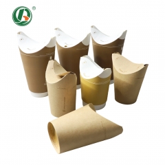Disposable Butterfly Closure Paper Cups for Hot Cold Drinks