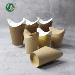Disposable Butterfly Closure Paper Cups for Hot Cold Drinks