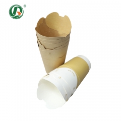 Disposable Butterfly Closure Paper Cups for Hot Cold Drinks