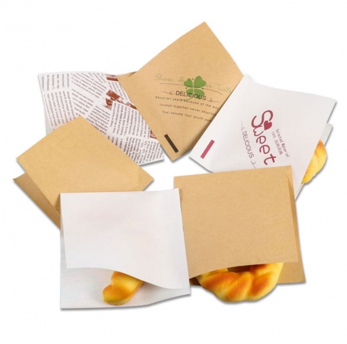 Colorful Hamburger Paper Bag