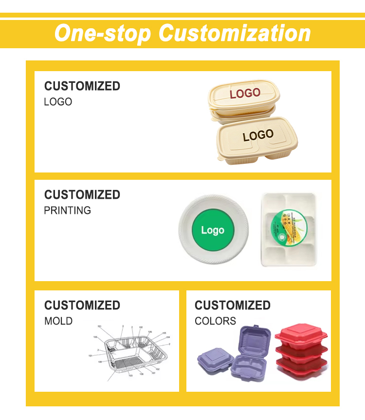 контейнер для продуктов из кукурузного крахмала на заказ