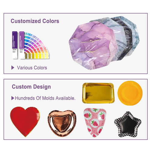 Custom shaped plates