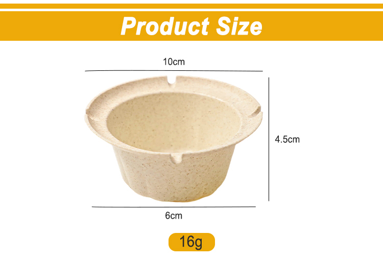 rice husk ashtray