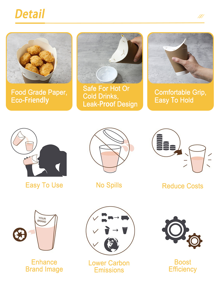 Foldable Paper Coffee Cup