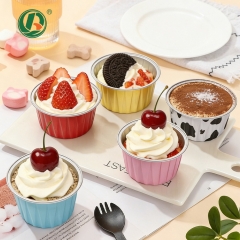 4oz Colored Aluminum Baking Cup Molds