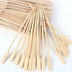 Bulk Custom Eco Flat Paddle Teppo Skewers for Yakitori BBQ Grilling