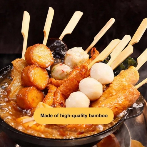Bulk Custom Eco Flat Paddle Teppo Skewers for Yakitori BBQ Grilling