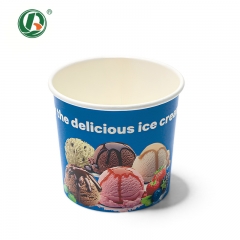 Biodegradable 3oz 4oz 8oz 12oz Kraft Small Ice Cream Cups