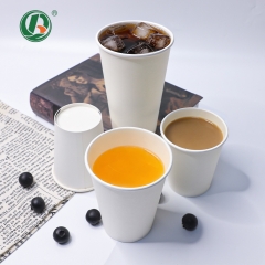 8 oz-20 oz PLA Textured Coffee Paper Cups with Lid Bulk Printed