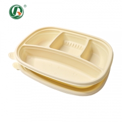 Набор для приготовления еды из кукурузного крахмала с 4 отделениями и крышкой (оптовая продажа)