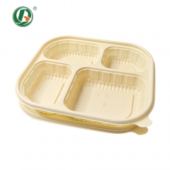 Набор для приготовления еды из кукурузного крахмала с 4 отделениями и крышкой (оптовая продажа)