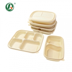 Набор для приготовления еды из кукурузного крахмала с 4 отделениями и крышкой (оптовая продажа)