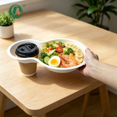 Bandejas e conjuntos de xícaras de café de cana-de-açúcar para fabricação de alimentos e bebidas (OEM)