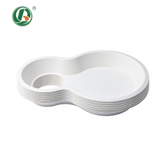 Bandejas e conjuntos de xícaras de café de cana-de-açúcar para fabricação de alimentos e bebidas (OEM)