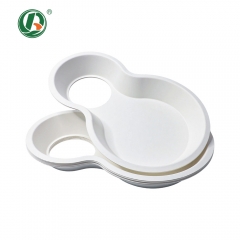 Bandejas e conjuntos de xícaras de café de cana-de-açúcar para fabricação de alimentos e bebidas (OEM)