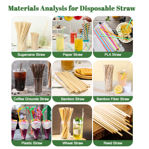 Materials Analysis for Hot Sale Disposable Biodegradable Straw