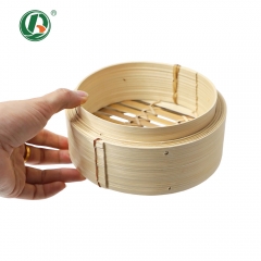Bulk 8 inch 10 inch Large Multi Layer Bamboo Steamer for Restaurant 