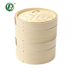 Bulk 8 inch 10 inch Large Multi Layer Bamboo Steamer for Restaurant 