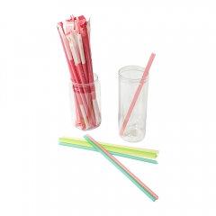 Bulk 6mm 8mm Rice Straws Plastic Free Boba Straws Supplier