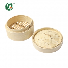 Bulk 8 inch 10 inch Large Multi Layer Bamboo Steamer for Restaurant 