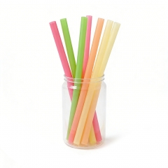 Bulk 6mm 8mm Rice Straws Plastic Free Boba Straws Supplier