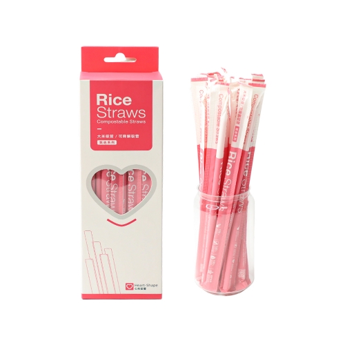 Bulk 6mm 8mm Rice Straws Plastic Free Boba Straws Supplier
