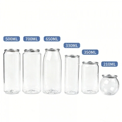 250ml 330ml 355ml 500ml 650ml 700ml Bulk Custom PET Easy Open Can 