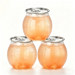 250ml 330ml 355ml 500ml 650ml 700ml Bulk Custom PET Easy Open Can 