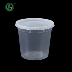 8 oz/12oz/16oz/24oz/32oz Clear Plastic Soup Containers with Lids to Go