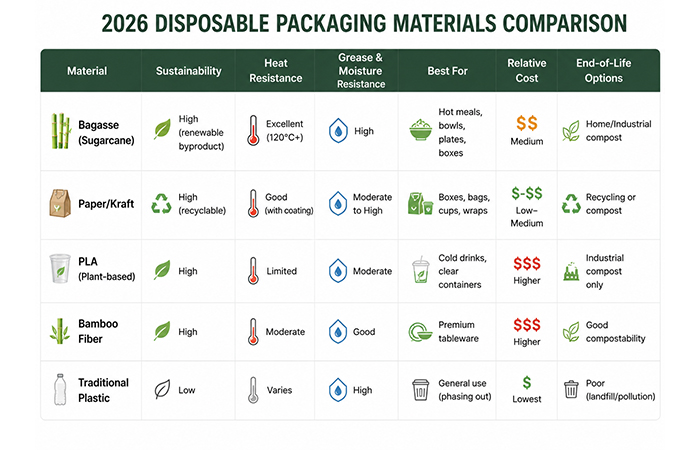 2026 Disposable Packaging Materials