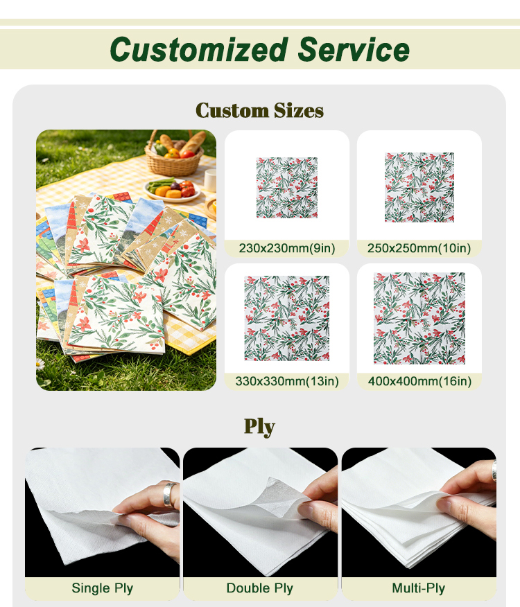 custom paper napkins 